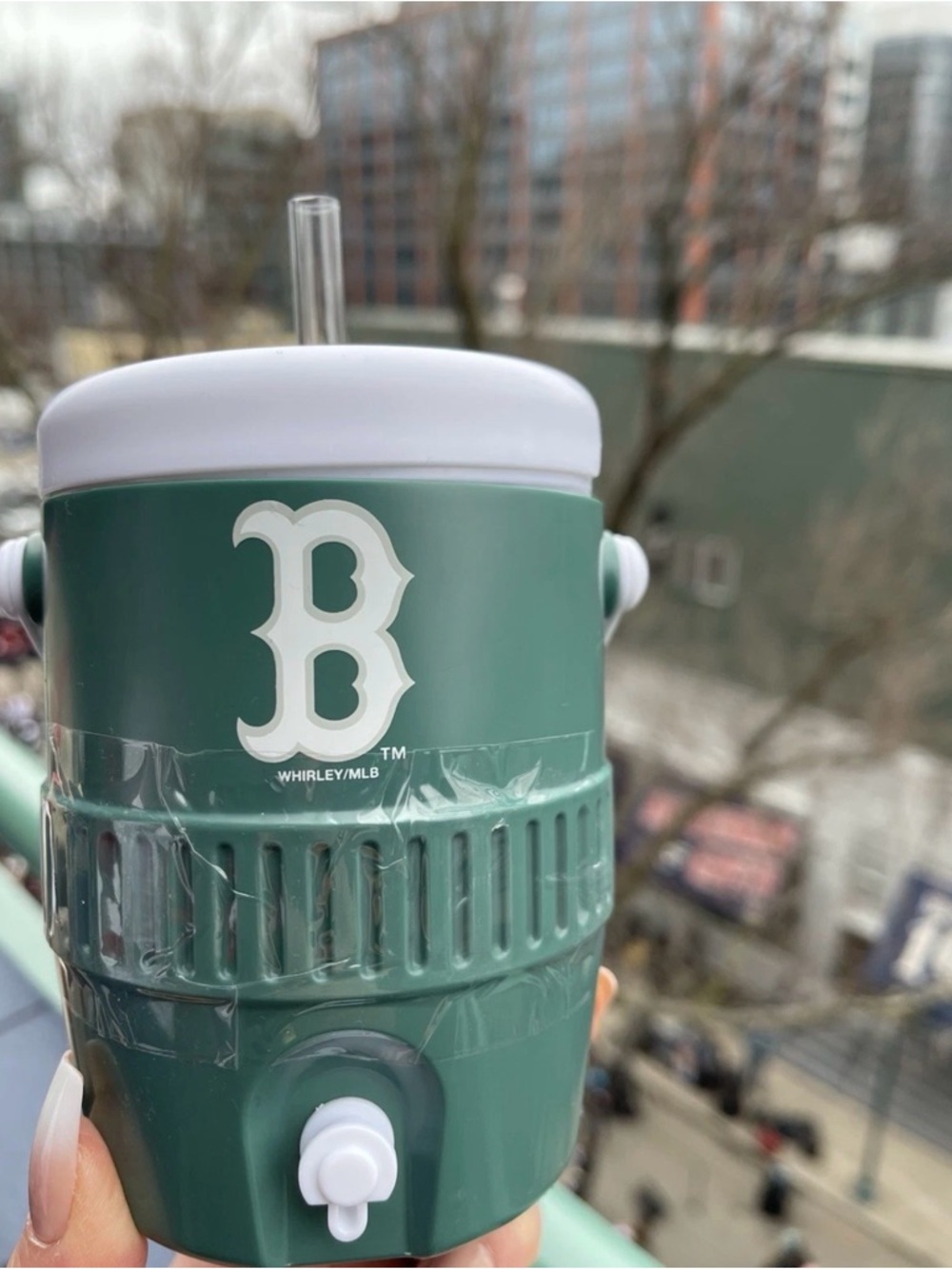 NEW GREEN Red Sox Fenway City Connect Cooler Beverage Cup